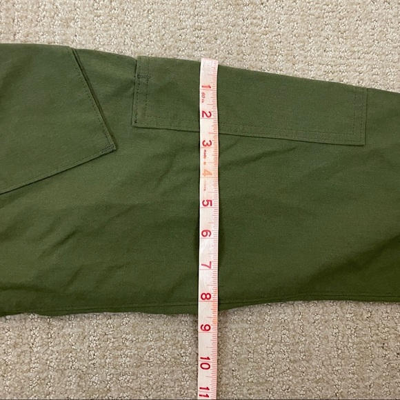 Army Vintage Long Sleeve Shirt Size L/XL - Picture 12 of 12